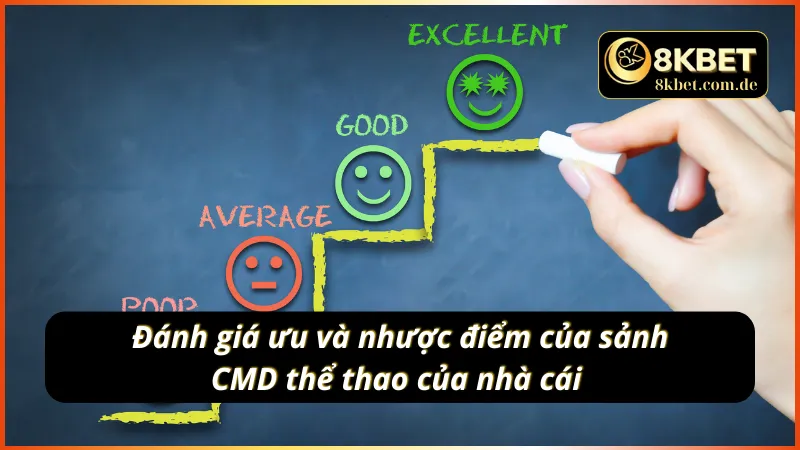 Những ưu điểm và nhược điểm của sảnh cược CMD thể thao 