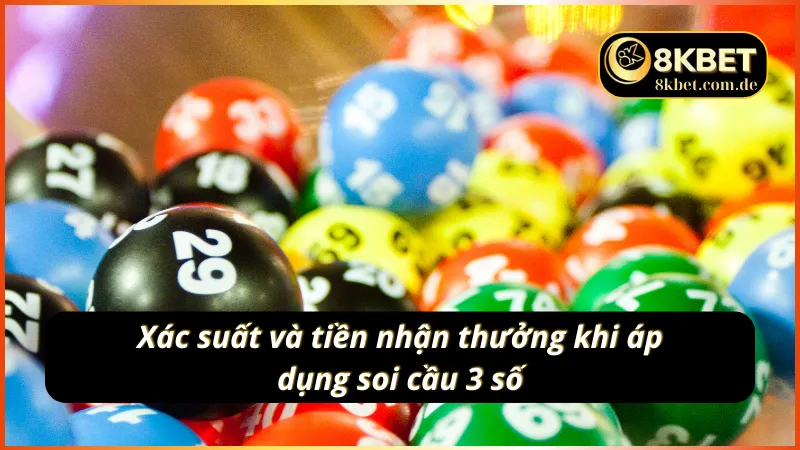 Tiền thưởng và xác suất chiến thắng xổ số 3 càng