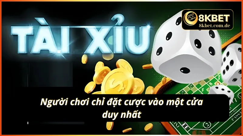 Tại sao chơi tài xỉu toàn thua khi người chơi chỉ đặt một cửa duy nhất